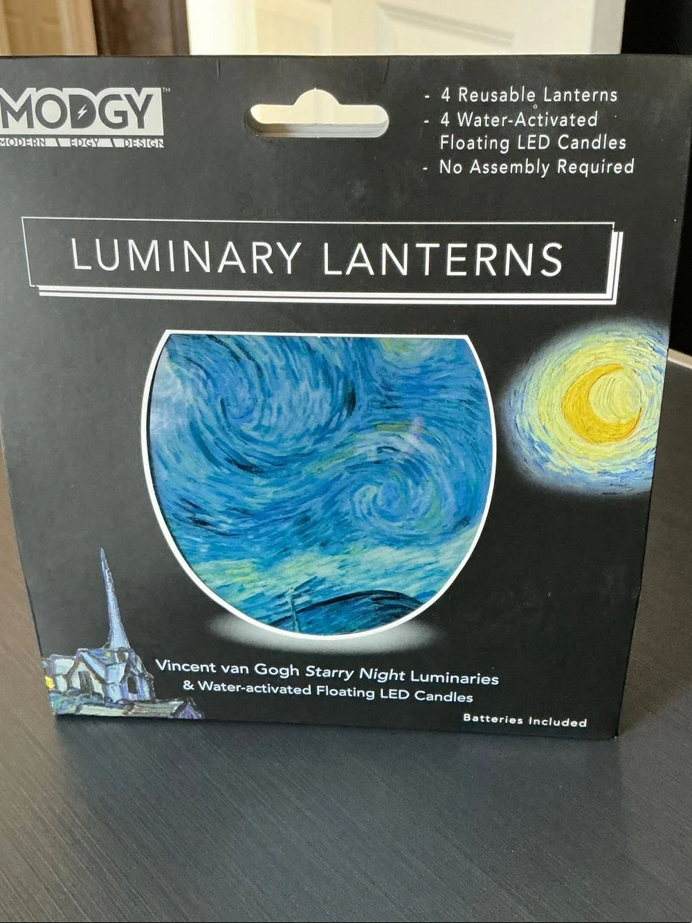 MOOGY Starry Night Luminary Lanterns - Blue/Yellow